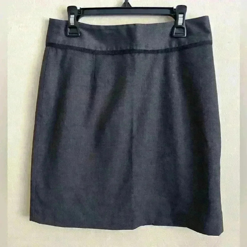 Dark gray banana republic skirt